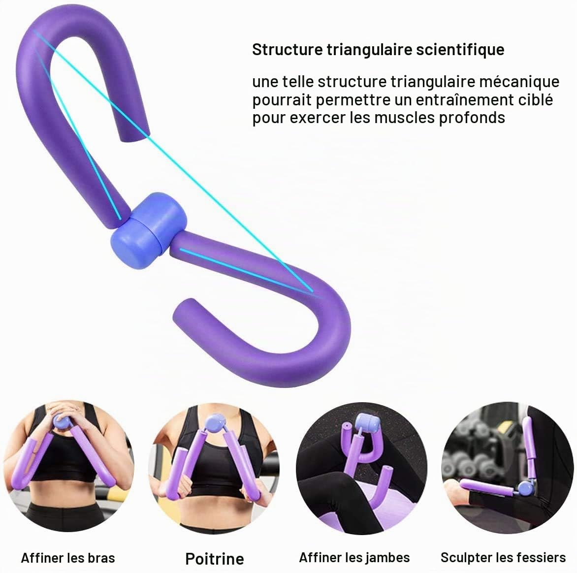 Cuisse Toner, Poitrine Toner Musculation, Exercice de Jambe d'entraînement de Bras à la Maison de Sport Équipement