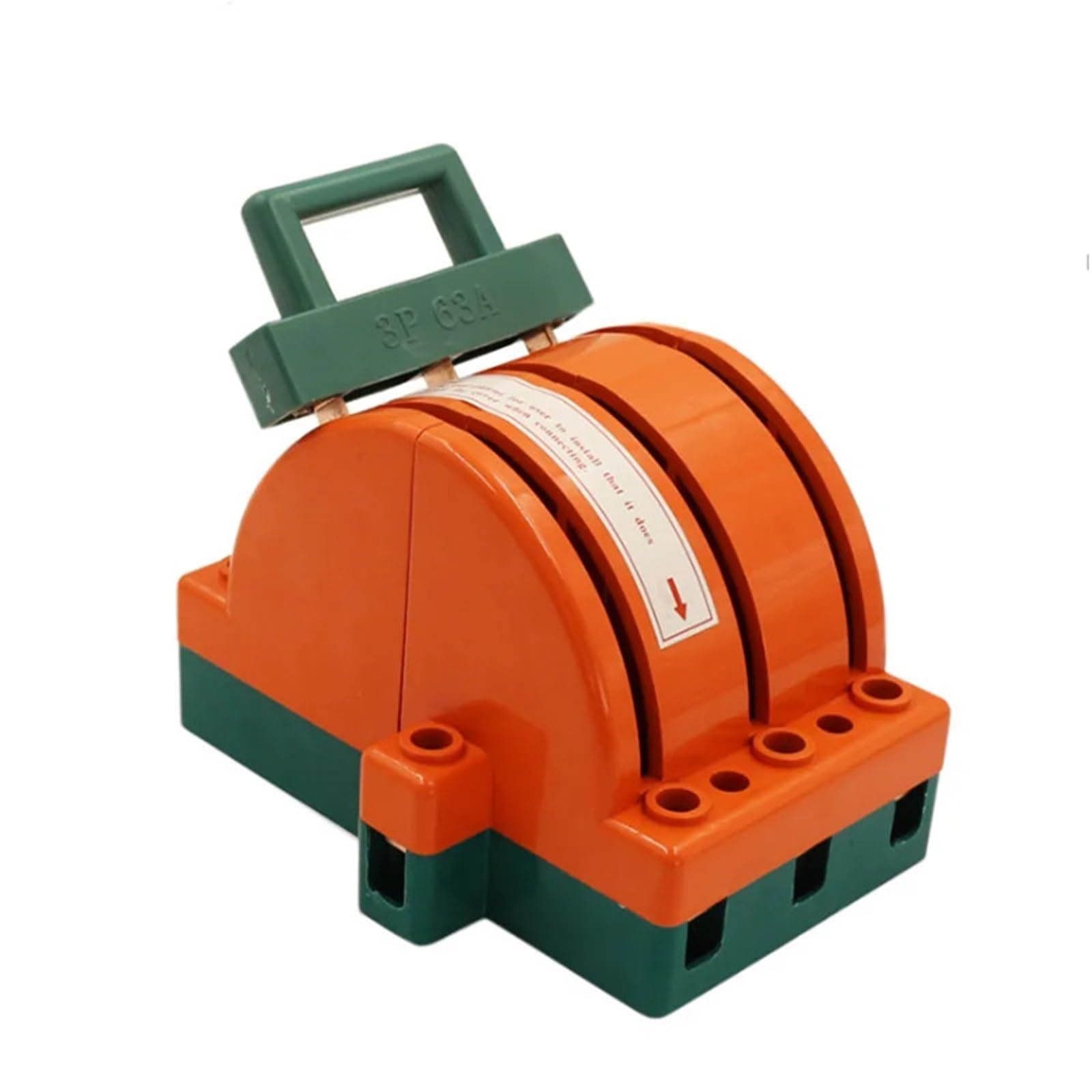 Interruptor de desconexión de doble tiro, tripolar, 3 polos, 60 A, 220 V/380 V, 1 unidad