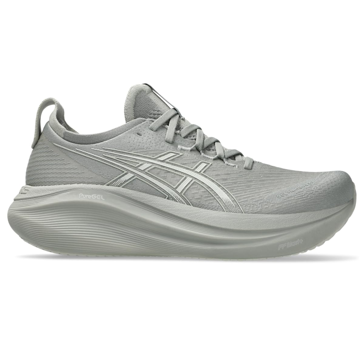 ASICS Men's Gel-Nimbus 27 Running Shoes 49 EU Seal Grey/Lake Grey