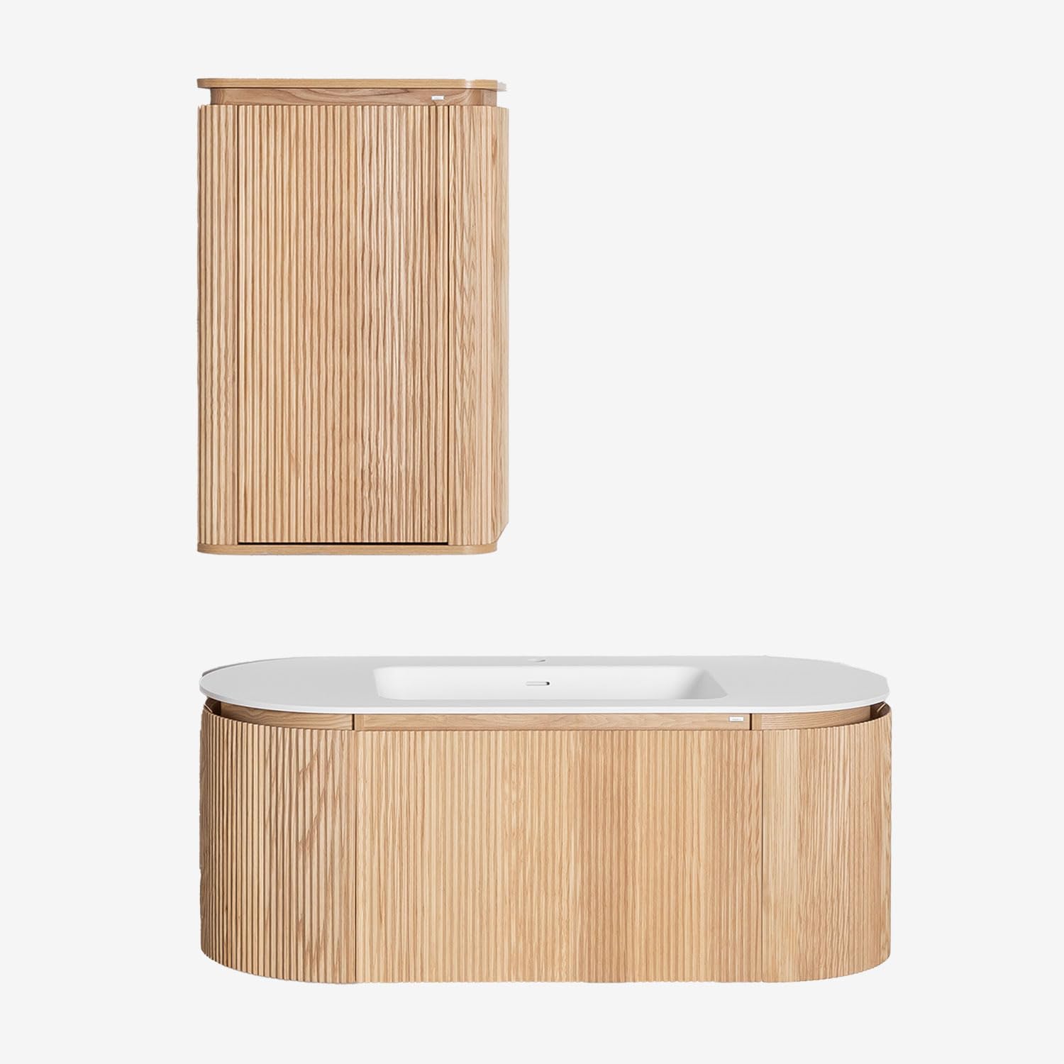 Ensemble De Salle De Bain Yiriel Par SKLUM - Distributeur De Savon, Porte-savon, Verre à Brosses à Dents Et Porte-cotons En Résine élégante