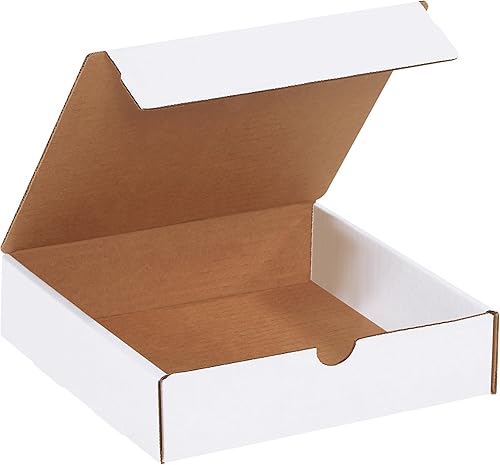 Aviditi Cajas de pizza extra pequeñas de 8 a 8 pulgadas de largo x 8 pulgadas de ancho x 2 pulgadas de alto, color blanco (paquete de 50 unidades)