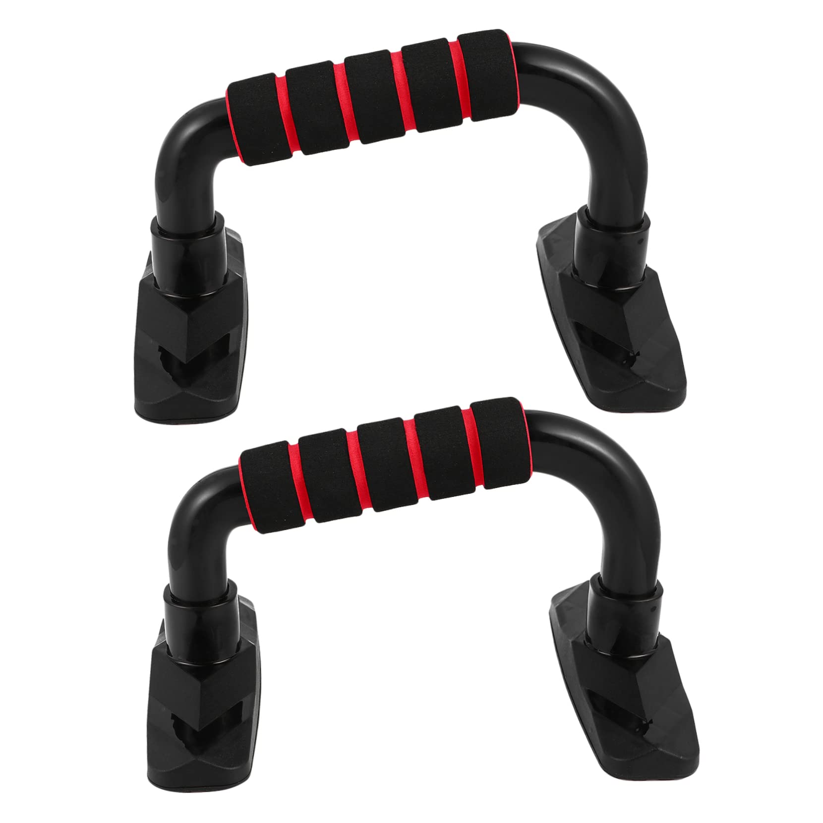 BCOATH Push-up Stands System Fitness Push up Device Red Exercise Frame for Home Arm Strength Training