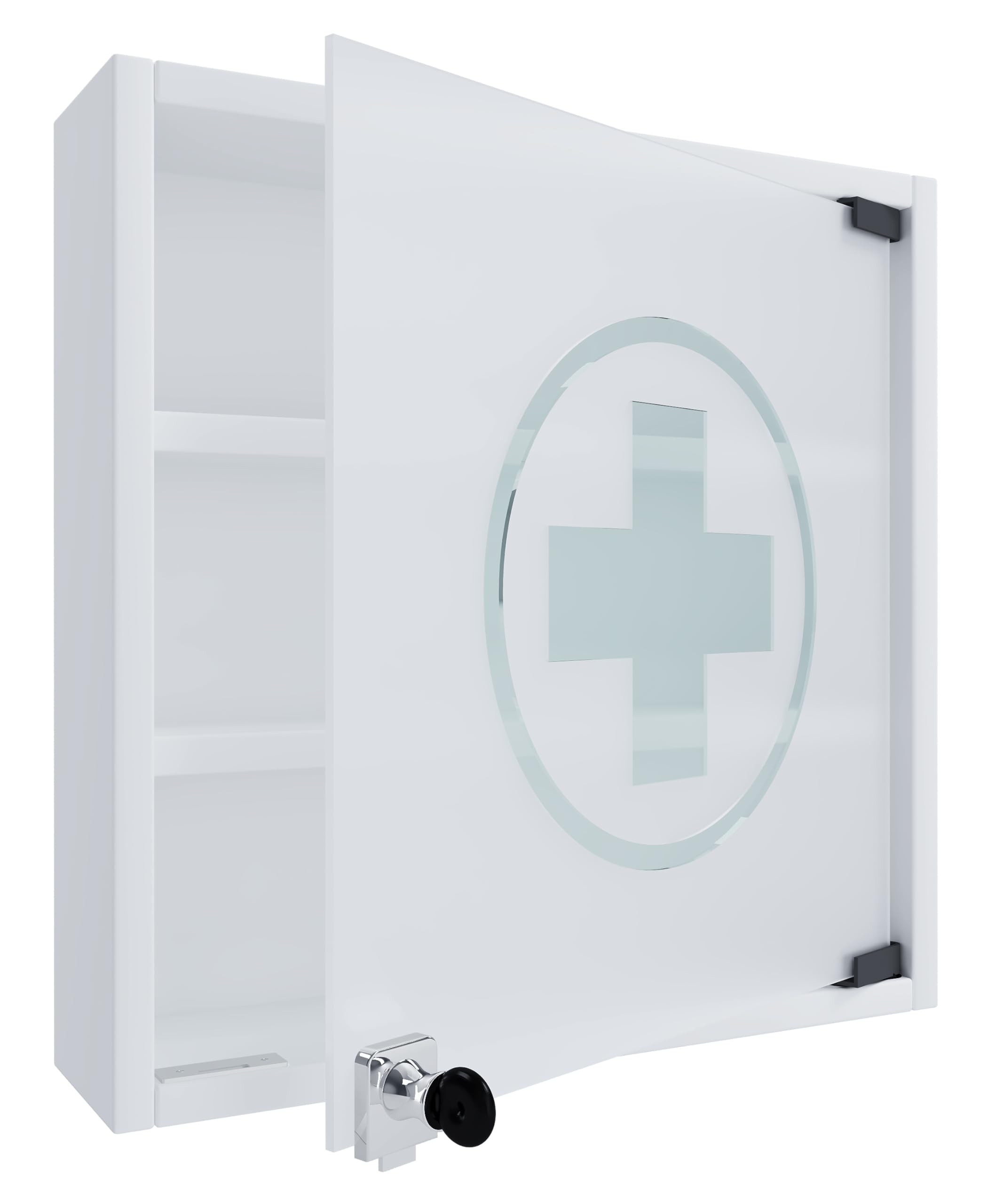 VCM Armoire a Pharmacie Murale, Boite a Pharmacie Murale Blanc