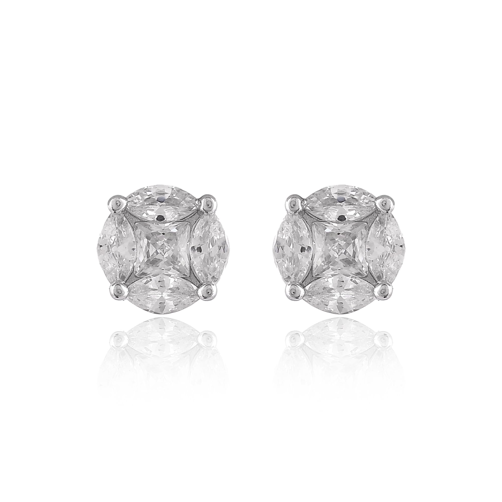 925 Silver Earrings for Women – Stylish Studs & Jewellery-image-11