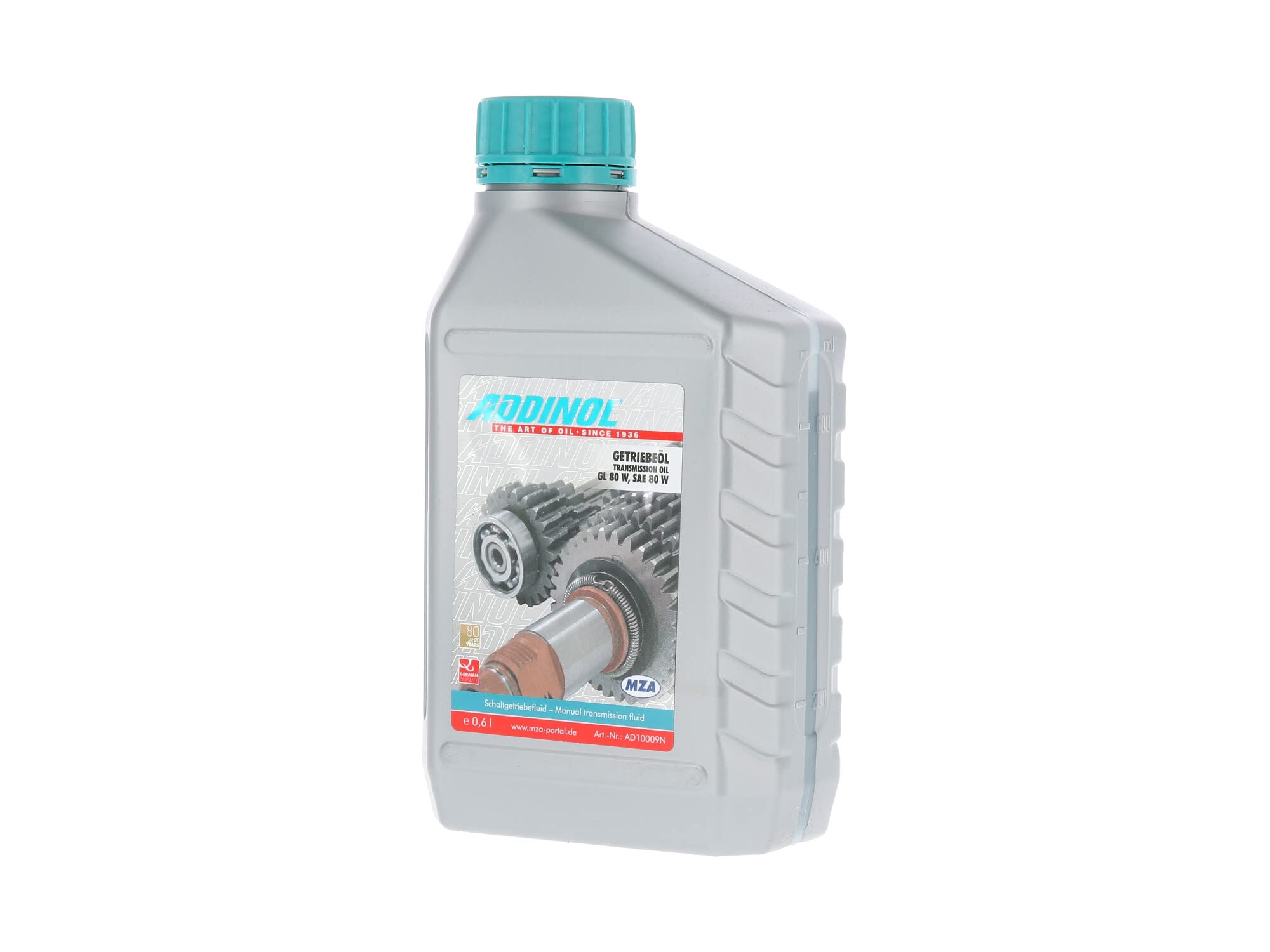 Addinol Mineral Gear Oil, GL80W, 0.6 Liters (API GL3), for Lubricating Simple Manual Transmission Automotive