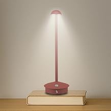 BEPER P207ILI151 Tradlos uppladdningsbar bordslampa, 3 colour toners, adjustable intensity, USB Type-C ingar, bearbar for skrivbord, nattduksboard eller board