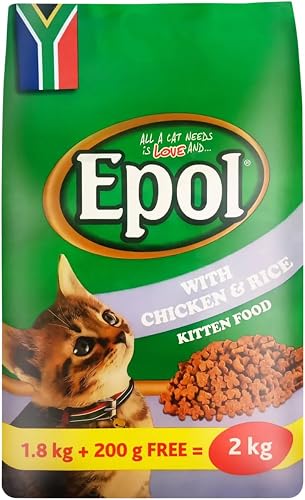 Epol Chicken and Rice Flavour Kitten Dry Cat Food 2 Kg