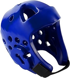Youth & Adults Taekwondo Karate Headgear MMA Martial Arts Helmet, Soft Head Gear for Martial Art Grappling Muay Thai Kickboxing Taekwondo