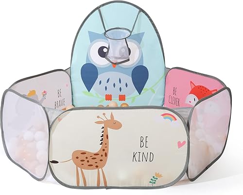 GOGOSO Tienda de campaña con bolsa de almacenamiento no hay necesidad de inflar valla de juguete para bebés y niños regalo para la playa interior