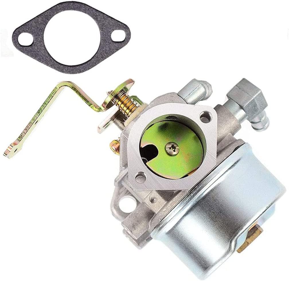 640152 Carburetor for Tecumseh 640152A 640023 640051 640140 640152 HM80 HM90 HM100 8-10 HP Engine Snow Blower Mower 5000w Generator (with 33268 Air Filter+ Spark Plug+fuel line)