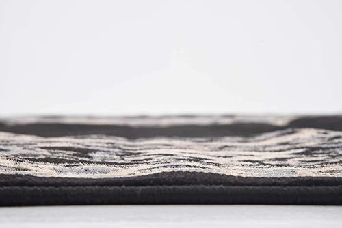 Miniatura 8 de Unique Loom Reza Collection- Alfombra, Polipropileno, Negro