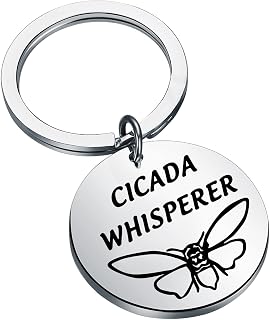 Cicada Lover Gift Cicada Whisperer Keychain Insect Entomology Jewelry Insect Lover Gift Bug Lover Gift