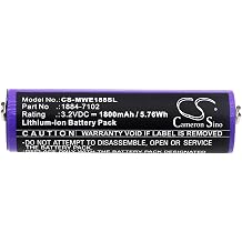 Cameron Sino Battery for Moser 1884 Li+Pro Ermila 1884 Ermila 1885 Ermila 1885 Motion Wahl Ermila 1884 Wahl Ermila 1885 Moser 1884-7102 1800mAh