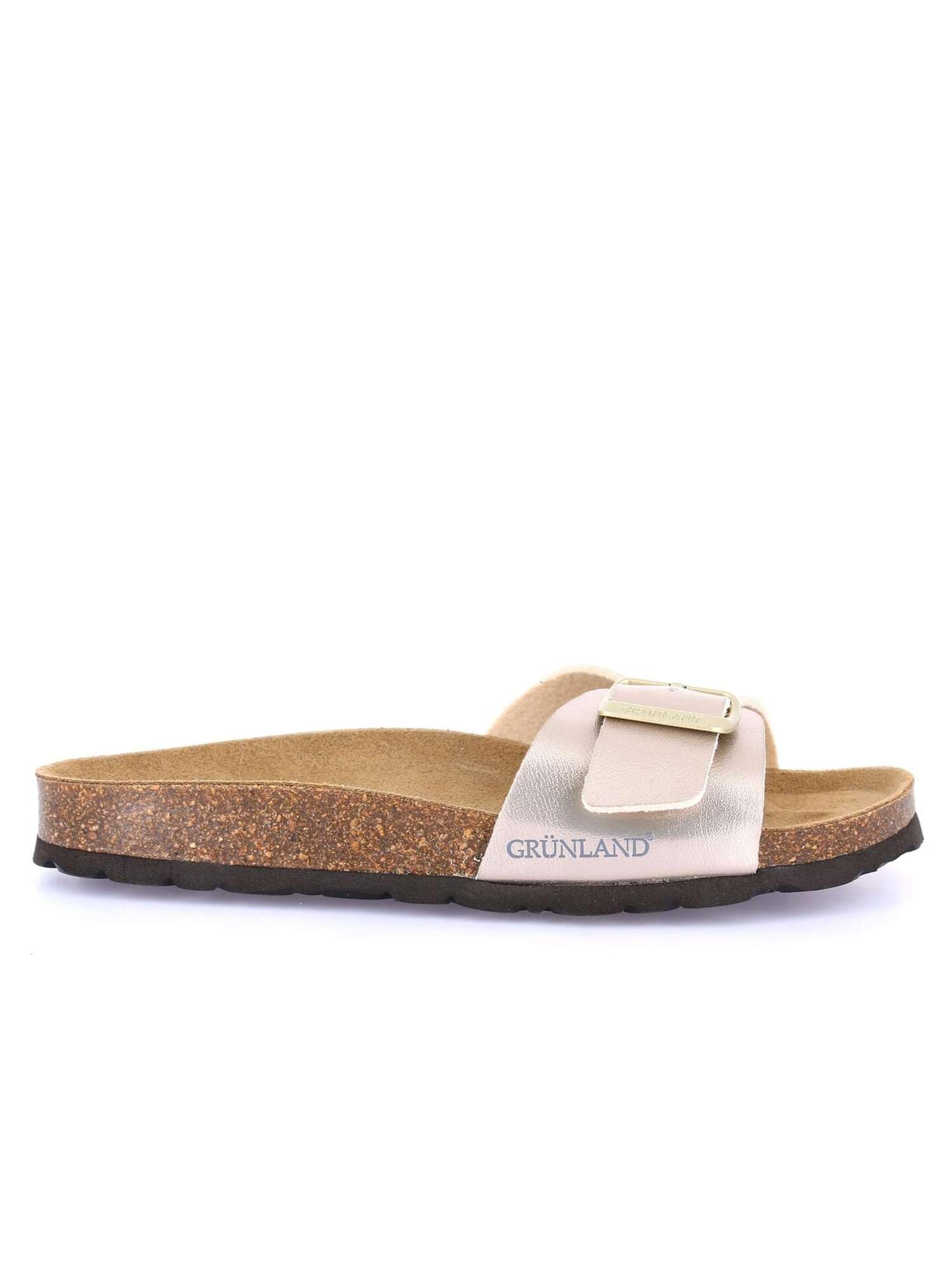 GRUNLAND, SARA CB0730, CIABATTA SANDALO, ECOPELLE