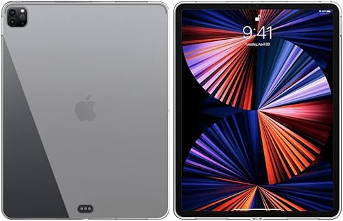 Miniatura 2 de Puxicu Funda transparente para iPad Pro de 12.9 pulgadas 202220212020, diseño delgado, flexible y suave, funda protectora de TPU para iPad Pro de