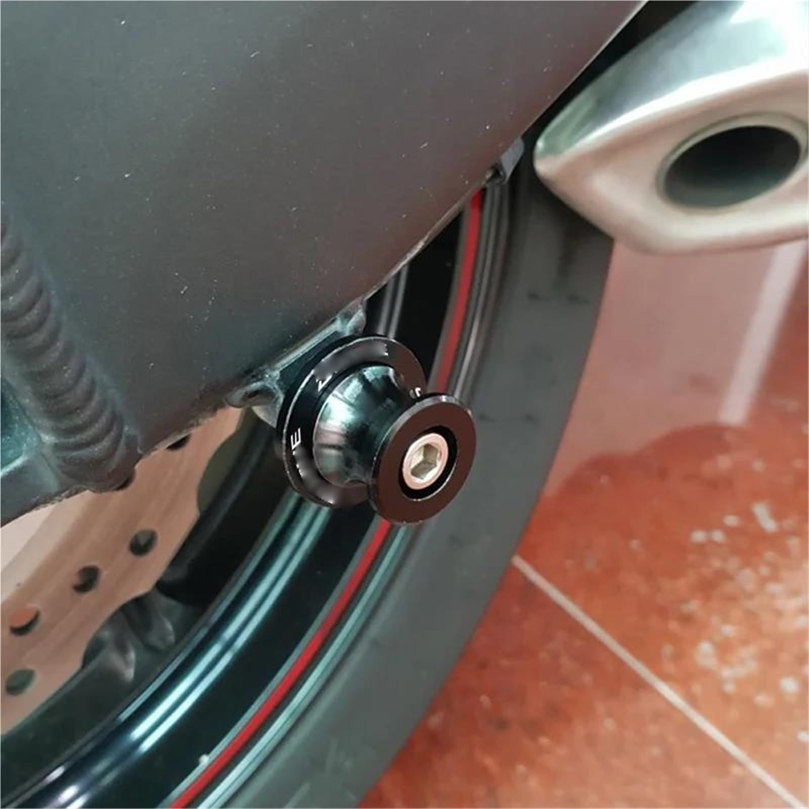 Bobine del forcellone per KOVE 800X PRO Rally 525X 500X 400X 800 525 500 400 X CNC Forcellone Spools Slider Cavalletto Vite Accessori per Moto(Titanium)