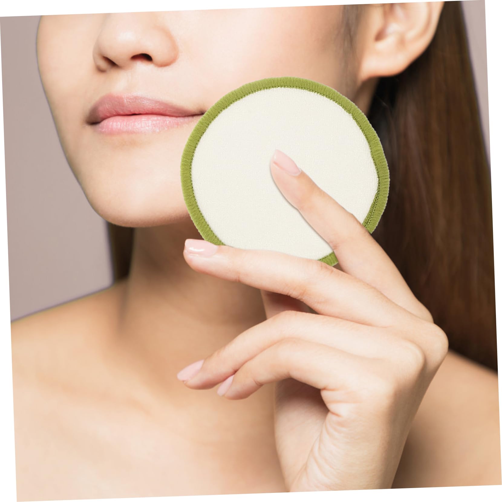 Beavorty 5 Sätze Reinigungspads Entferner Tücher Make-up-schwämme Make-up-pads Wischen Einweichpads Nehmen Make-up-puff Wiederverwendbares Abschminkpad Gel Bambusfaser 15 Stück * 5