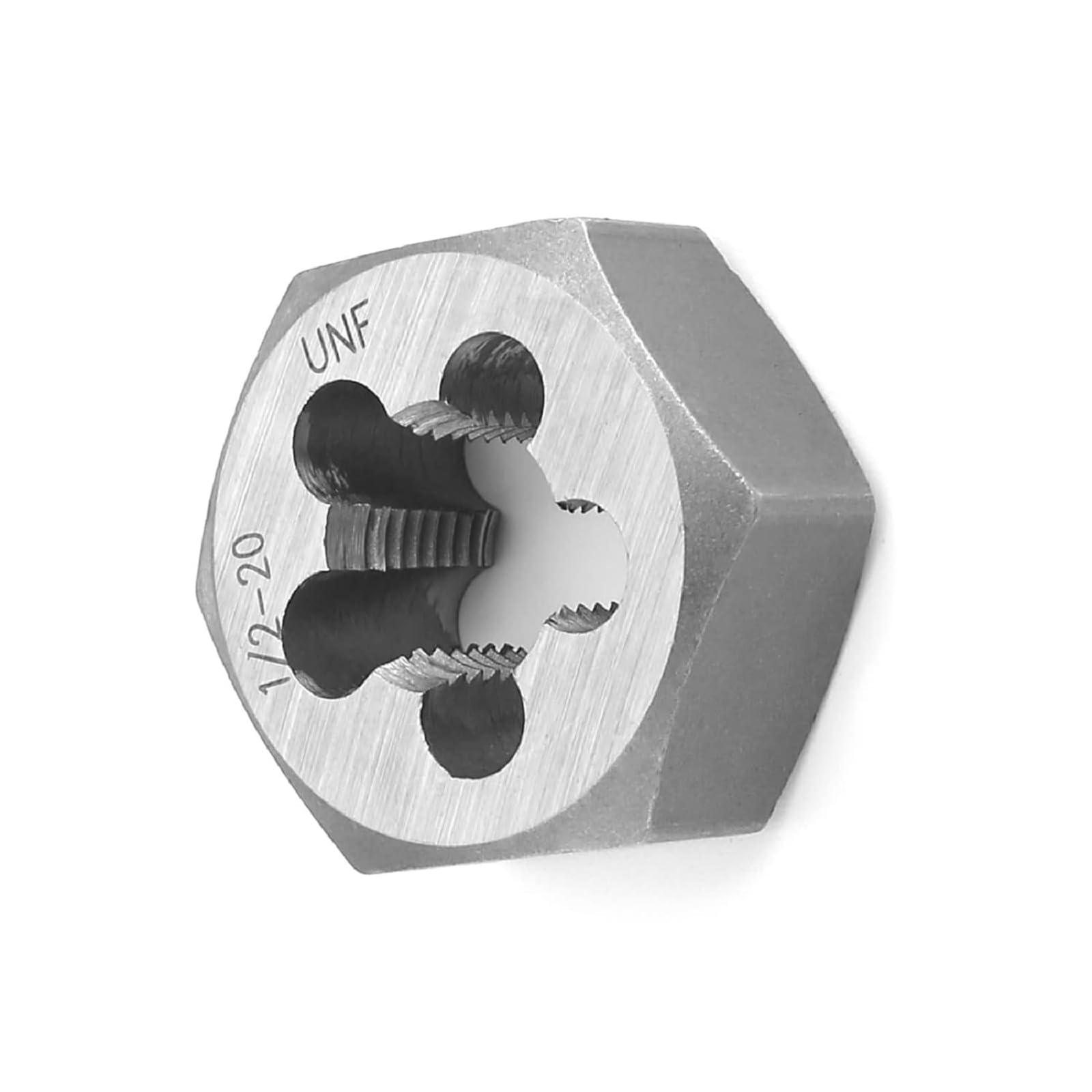 Utoolmart Hex Rethreading Die, UNF 1/2-20 Carbon Steel Thread Die, Hex Rethreading Die Machine Thread Die, Hexagon Taper Pipe