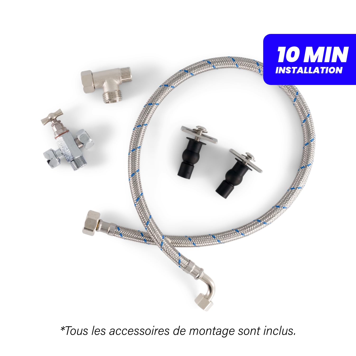 BOKU - Abattant Japonais - Avec Filtre Hydro - Hygiénique, Ecologique et Economique - Lavage par Jets Avant & Arrière - Marque Française, Technologie Brevetée - Forme Ovale (O)