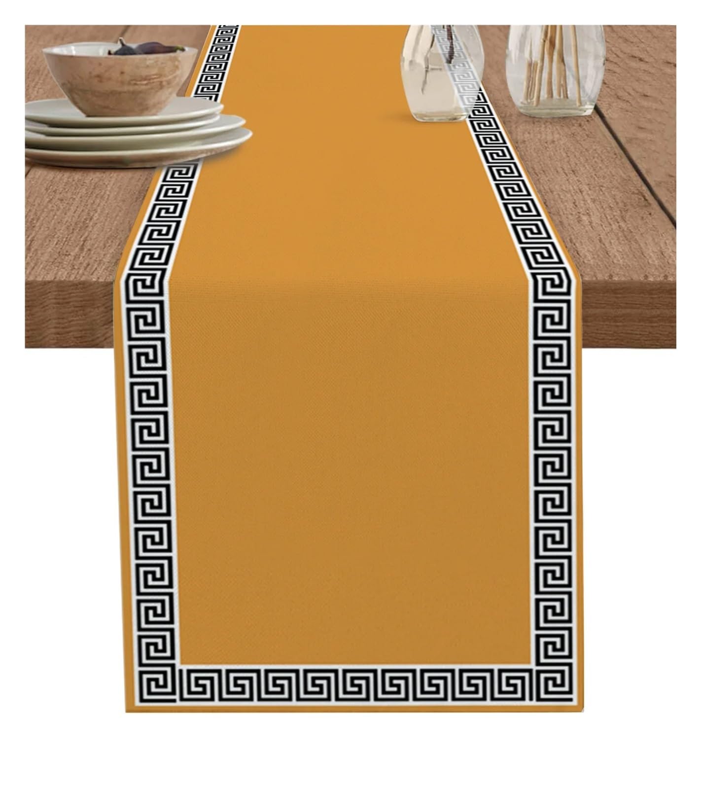 Table Runner Table Runner Simple Pattern Decoration Home Decor Dinner(WXF06612,33 x 274cm)
