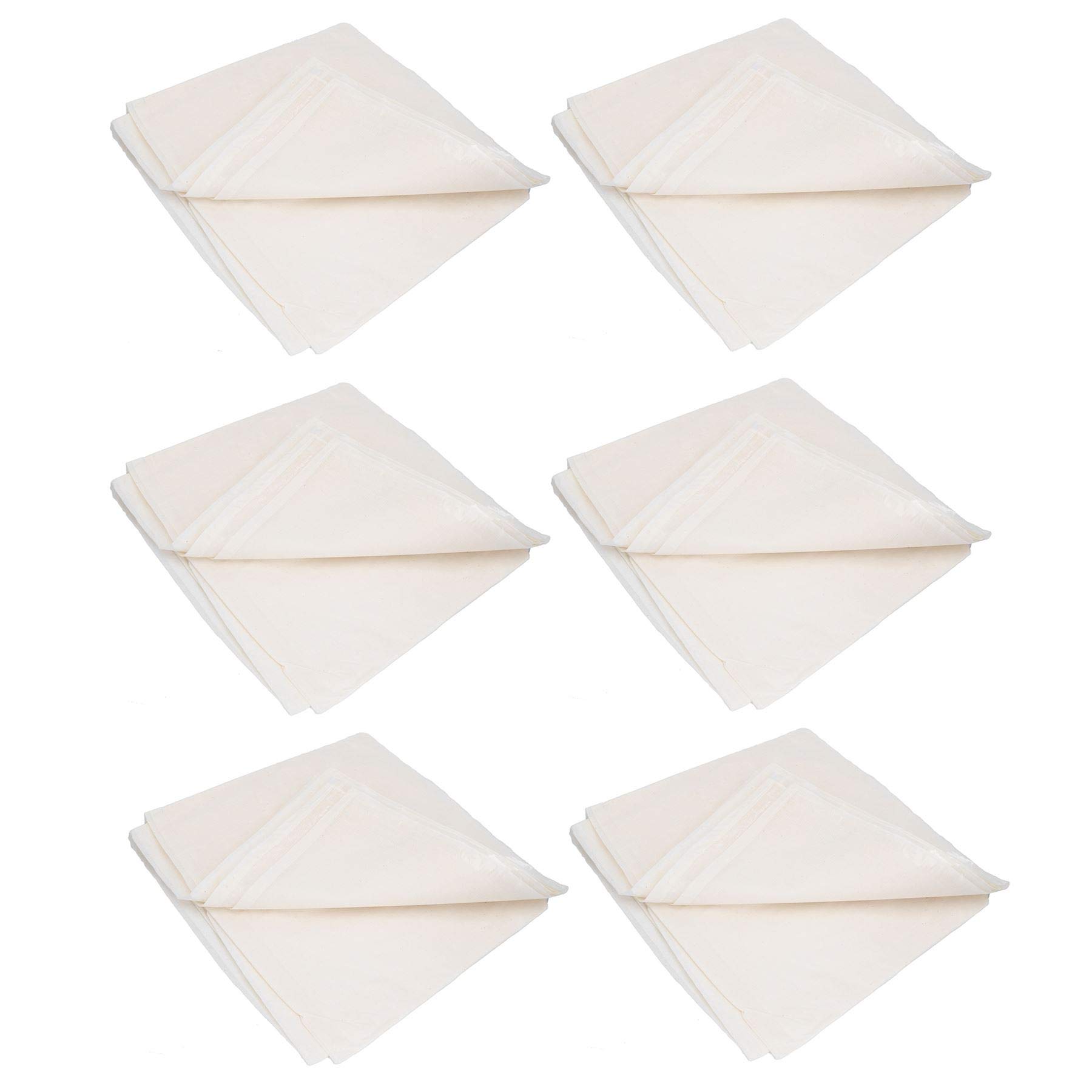 Feuille anti-poussière coton bache protection peinture polyéthylène lot de 6