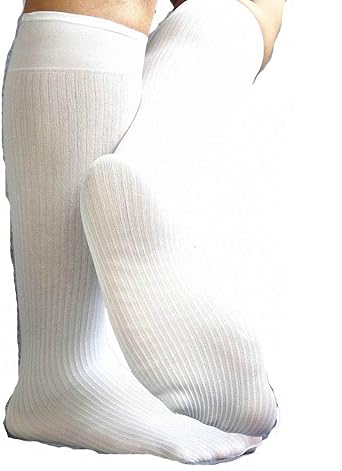 Goobester Mens Stocking Business Dress Sheer Formal Sheer Suit Transparent Tube Socks