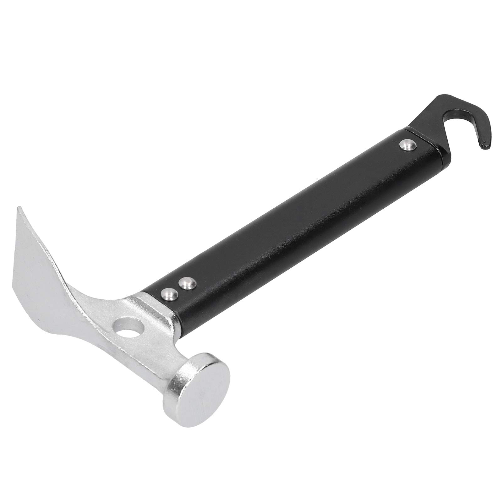 Marteau Camping avec Crochet, 22cm Maillet Camping, Marteau en Alliage d'aluminium, Accessoires Camping, Mini Outil Portable d'extérieur