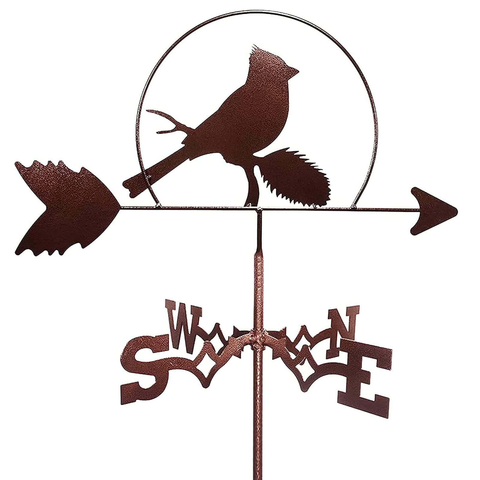 TAXXII Metal Weathervane Animal Weather Vanes Wind Direction Indicator Kit Vane Outdoor Garden Yard Houses Farm Lawn Pathway Patio Roof Decorations