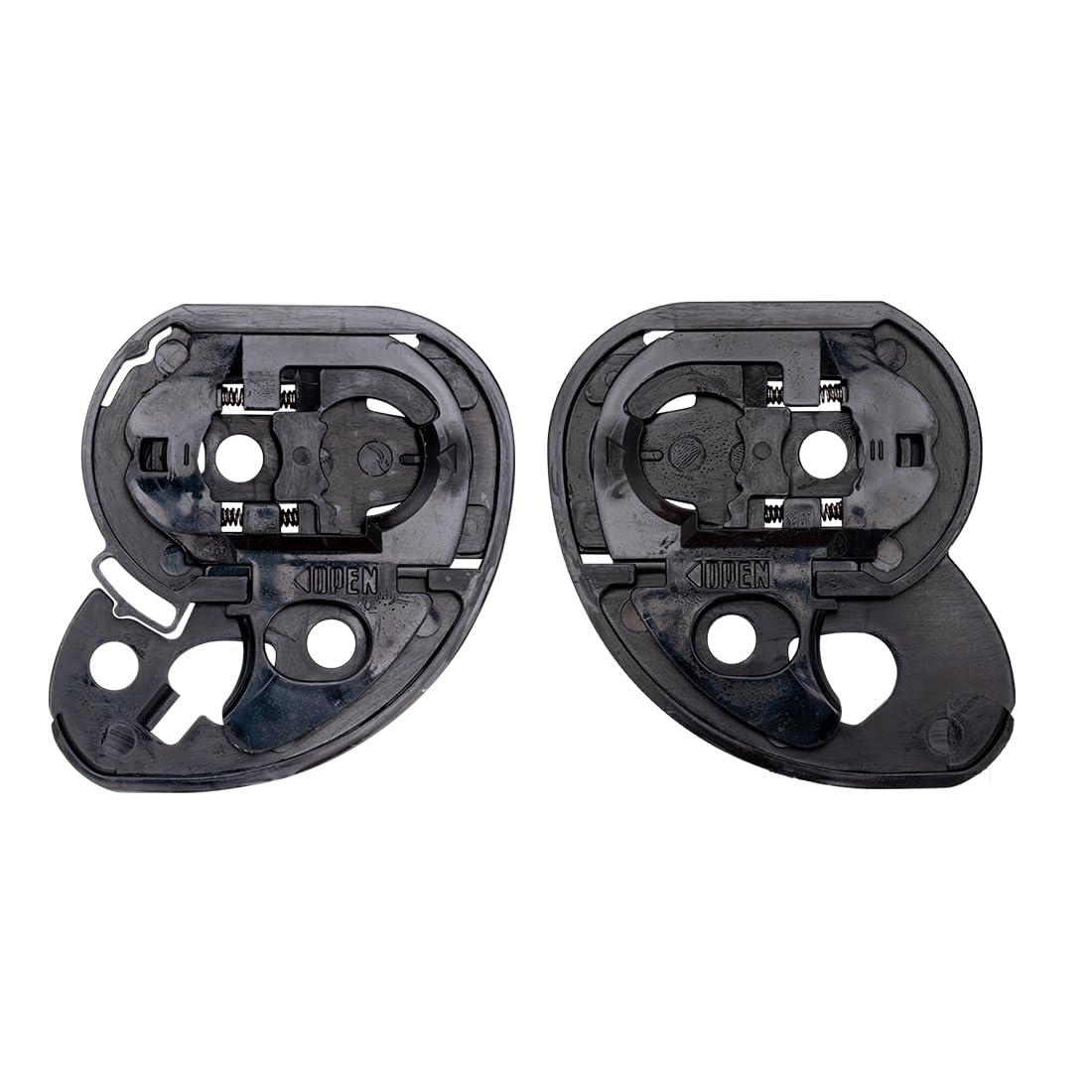JQF Gear Visor Base for Shield HJ-09 Side Gear Plate Set for CL-15/ CL-16/ CL-12/ AC-10/ AC-12/ FS-15/ CL-SP/CS-R1/CS-R2 (Black)