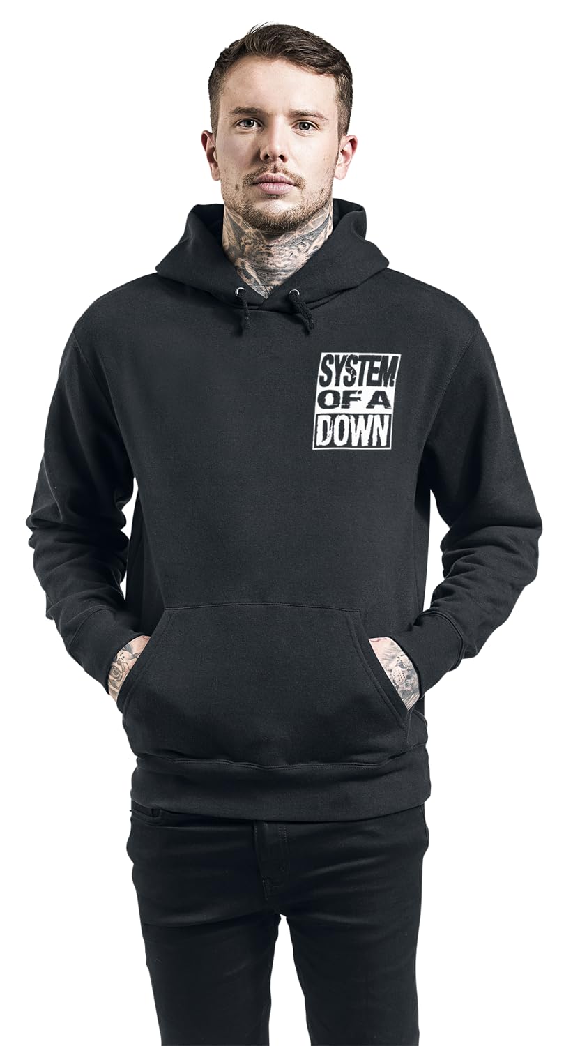 System Of A Down System Waves Männer Kapuzenpullover schwarz