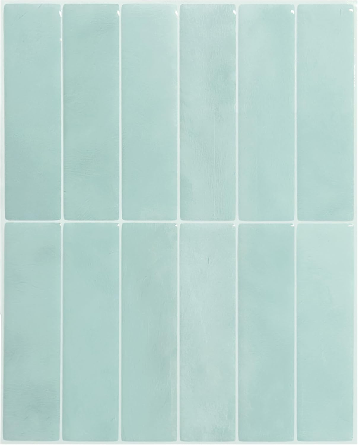 SMART TILES Peel and Stick Backsplash - 5 Sheets of 11.43" x 9" - 3D Adhesive Peel and Stick Tile Backsplash for Kitchen, Bathroom, Wall Tile