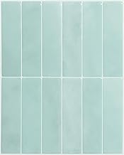 SMART TILES Peel and Stick Backsplash - 5 Sheets of 11.43" x 9" - 3D Adhesive Peel and Stick Tile Backsplash for Kitchen, Bathroom, Wall Tile