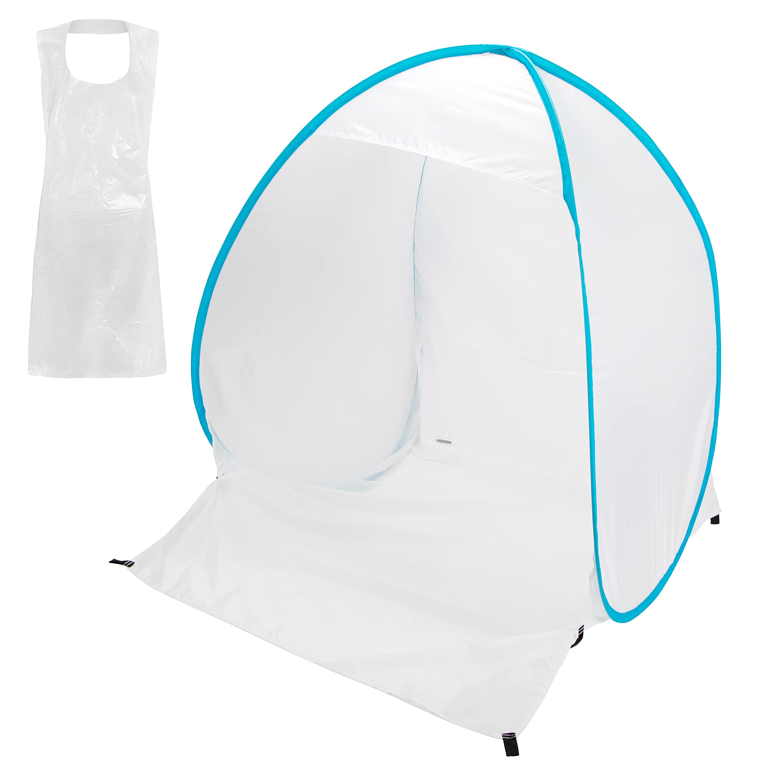 Photo 1 of APAL Portable Paint Tent with Vent and Aprons - Great Shelter for DIY Small to Medium Sized Projects Using Stains or Airbrush - Complete with 3 Disposable Aprons