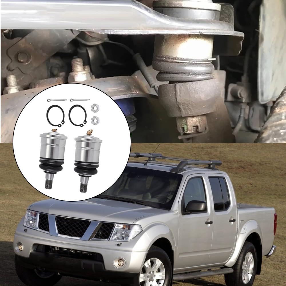 Rotule de suspension supérieure graissable Kacepar en métal, compatible avec Nissan Navara D40 4WD 2005-2014 et Navara NP300 2015-2025