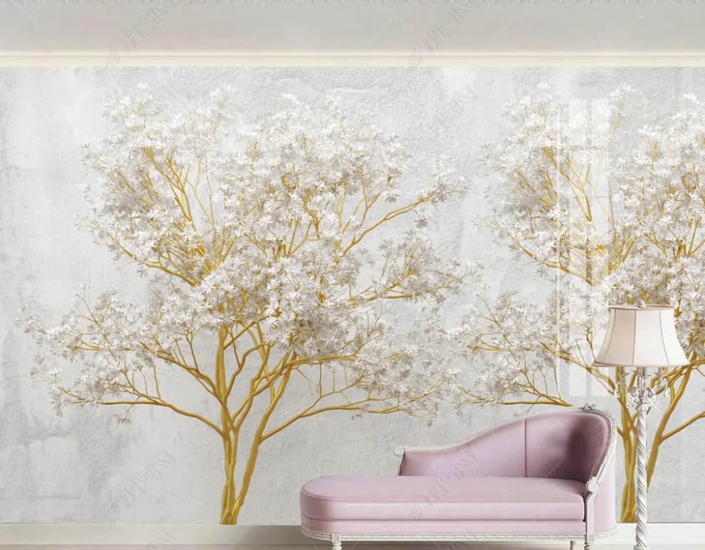 Papier peint intissé relief grand format pour masquer défauts mur