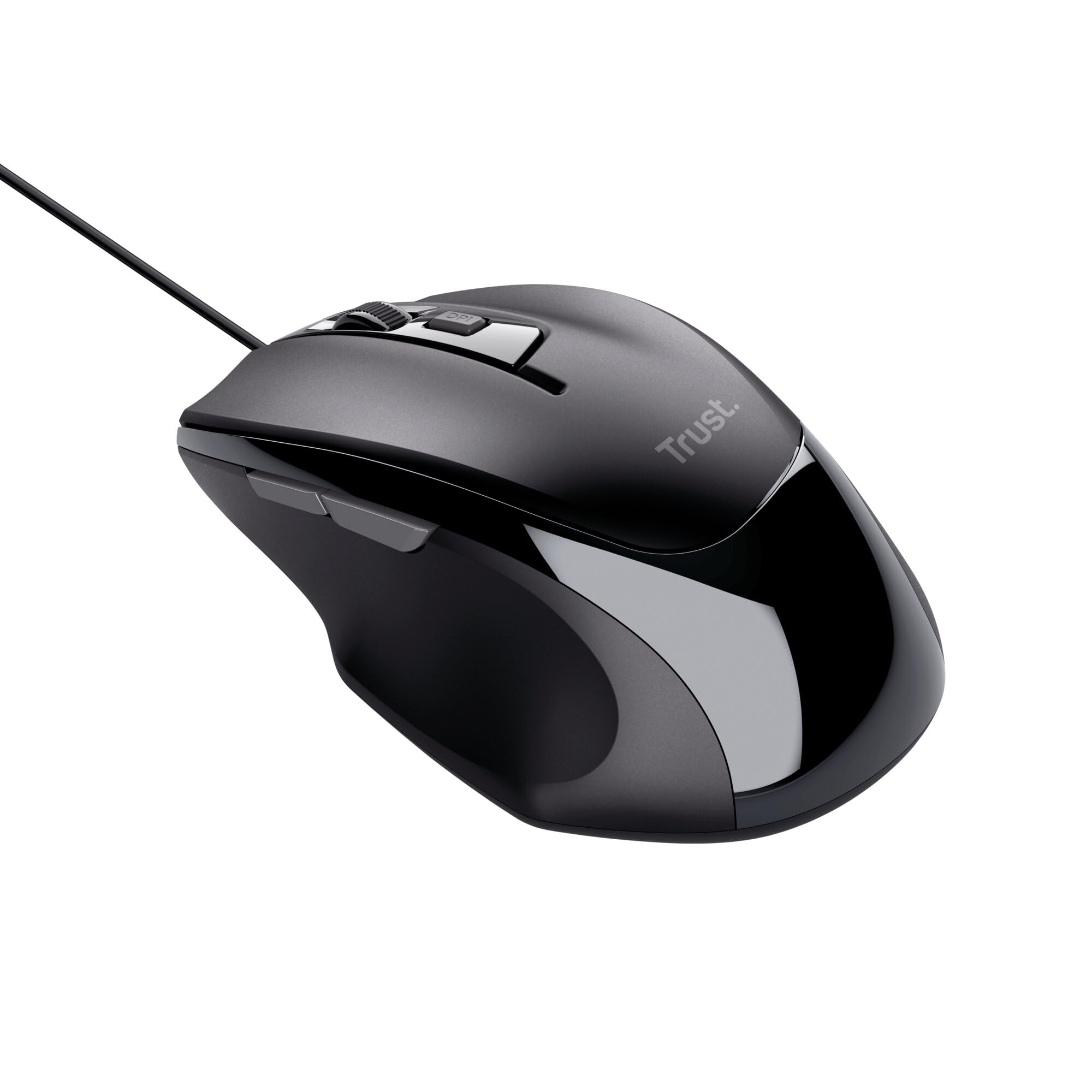 Trust Voca Comfort 23650 Mysz Optyczna, Czarny, 11 cm