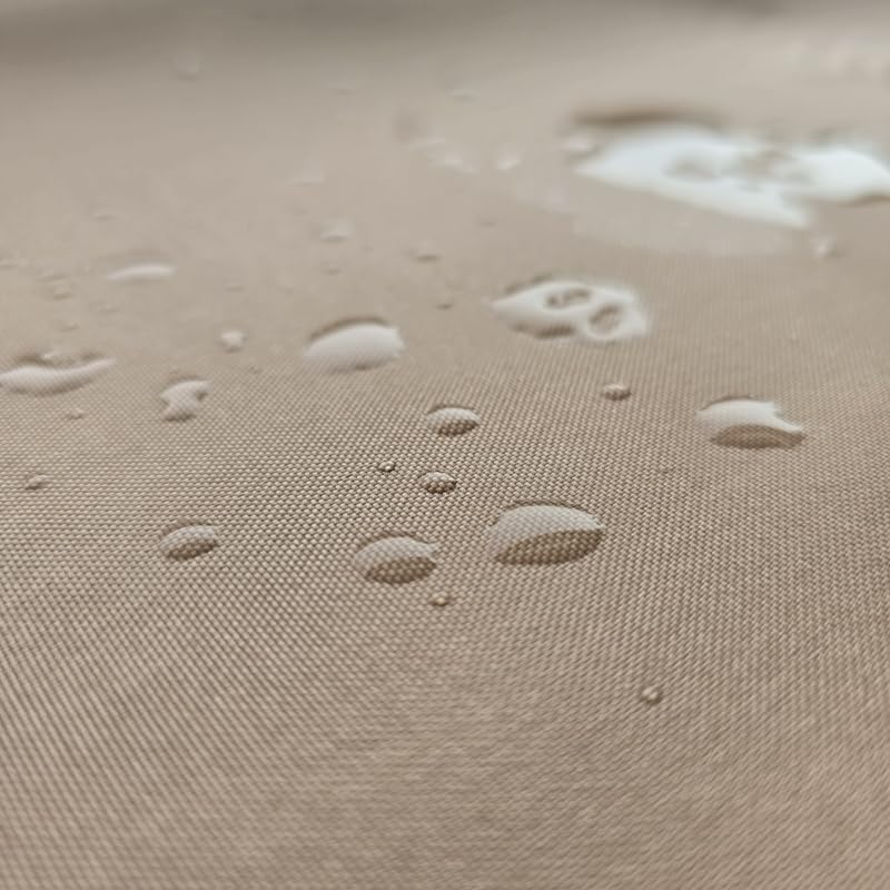 PAWOTEX Wasserdichter Stoff Meterware Polyesterstoff Markisenstoff mit UV-Schutz Reißfest und Langlebig 165g/160cm Wasserfest Beschichteter Outdoorstoff fur Vorhänge, Kissen für Garten, Bezüge