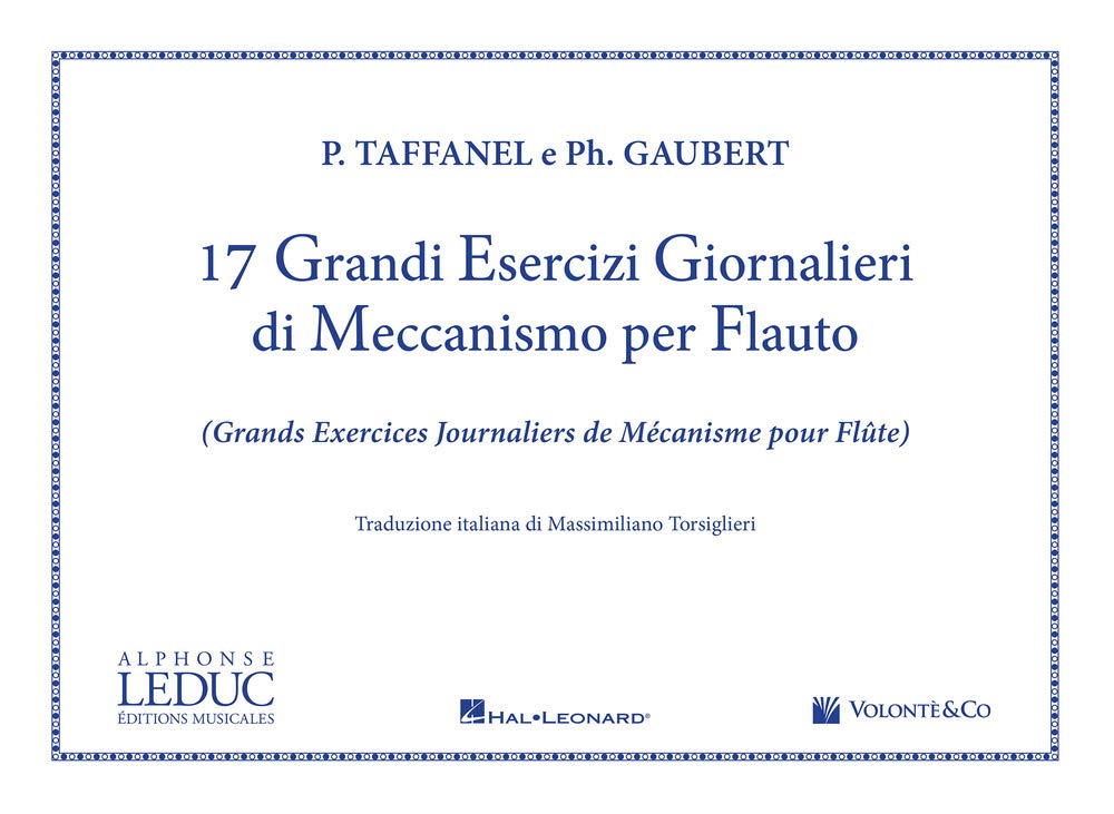 17 Grandi Esercizi Giornalieri Di Meccanismo Per Flauto