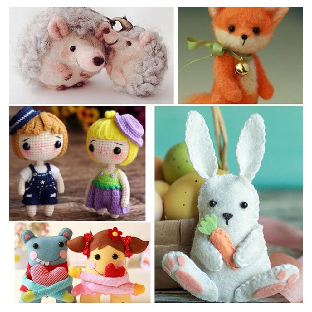 Amazon | TUDOUZZZ ぬいぐるみ 目パーツ さし目 DIY用 目玉