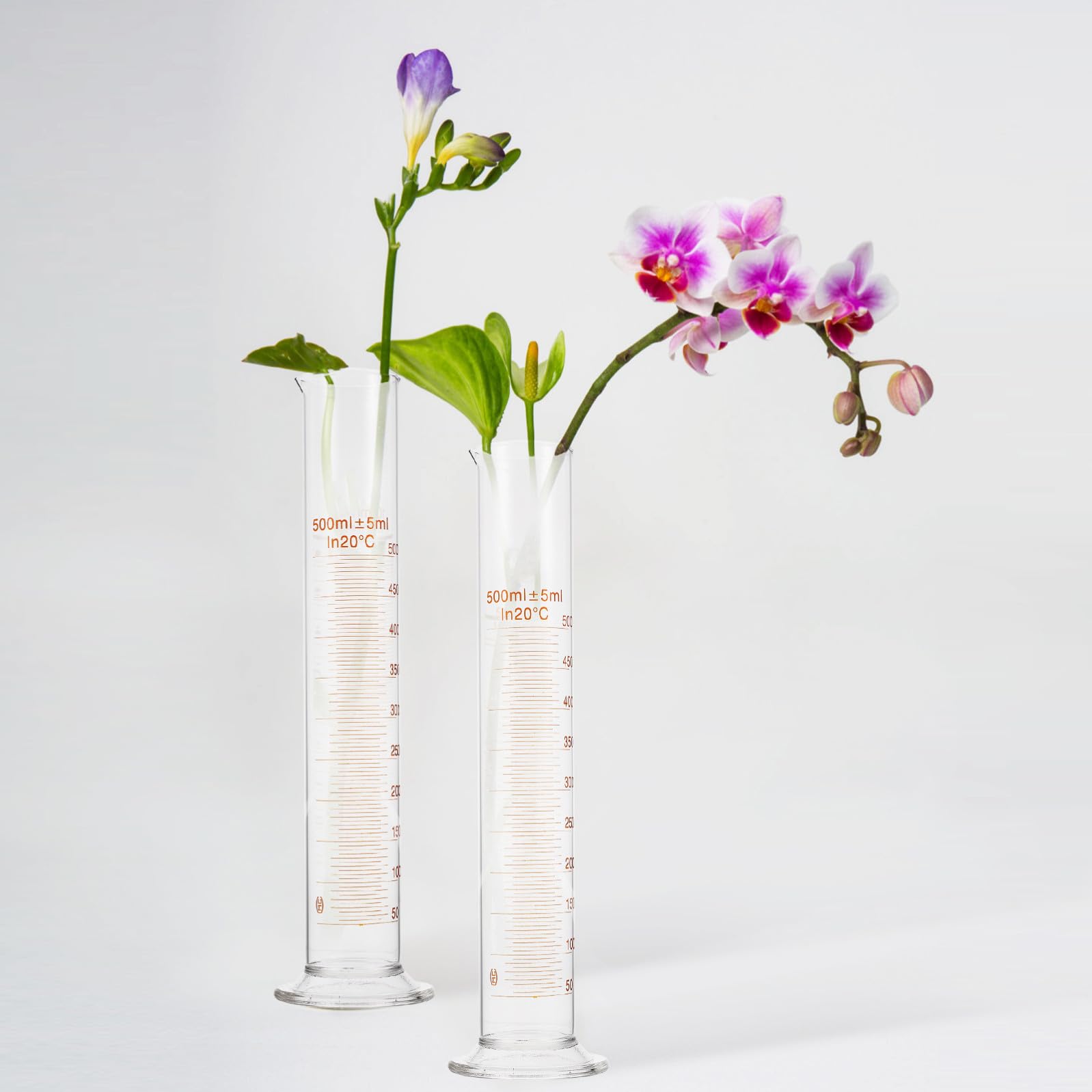 Messzylinder mit Skala 500ml Hochborosilikatglas