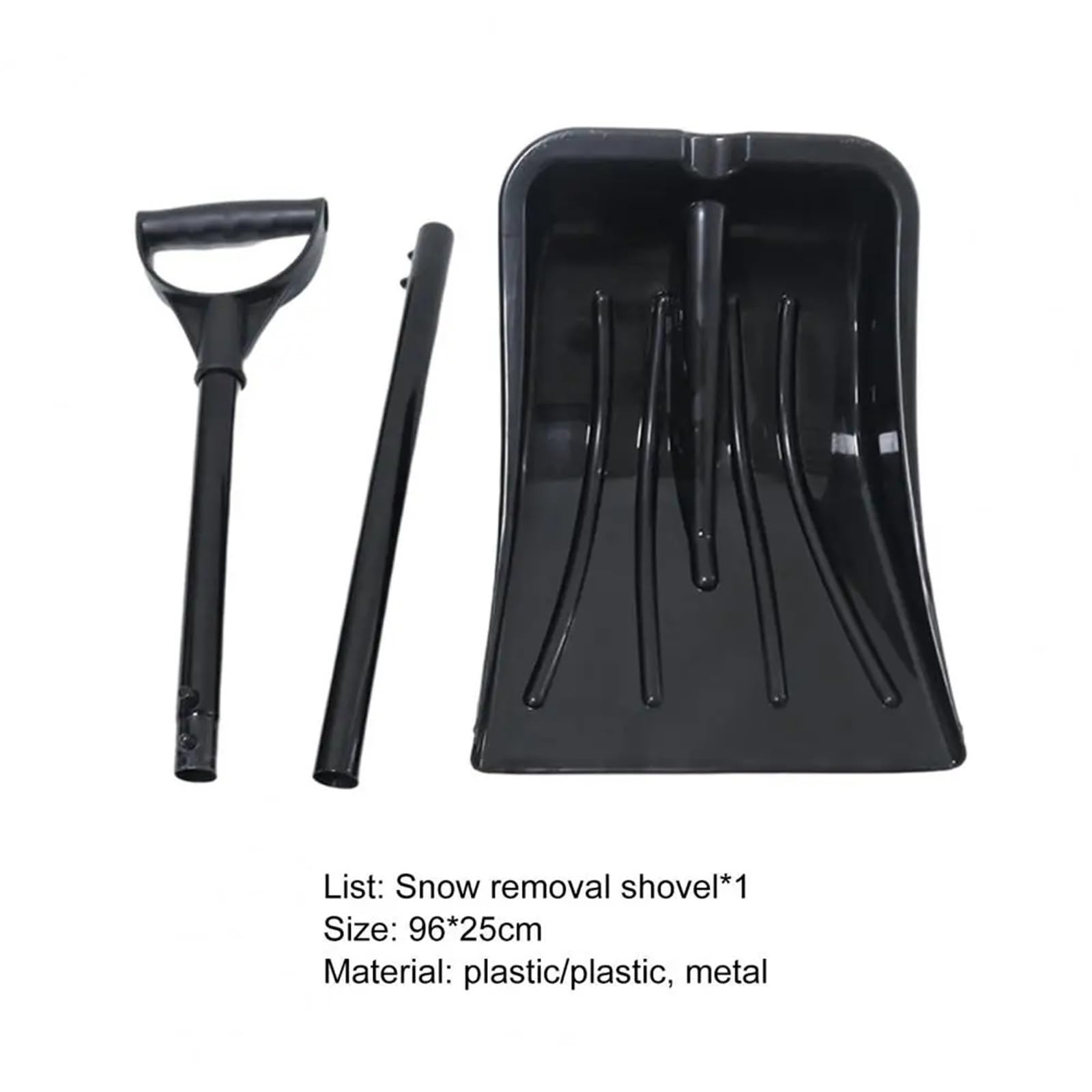 96 * 25cm Schnee Schaufel Rost-Proof Metall Auto Aluminium Legierung Tragbare Camping Ausrüstung for Outdoor