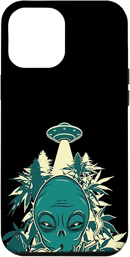 Miniatura 10 de iPhone 13 Pro Alien shirt, flying saucer, weed 420 ufo,spaceship art shirt Case