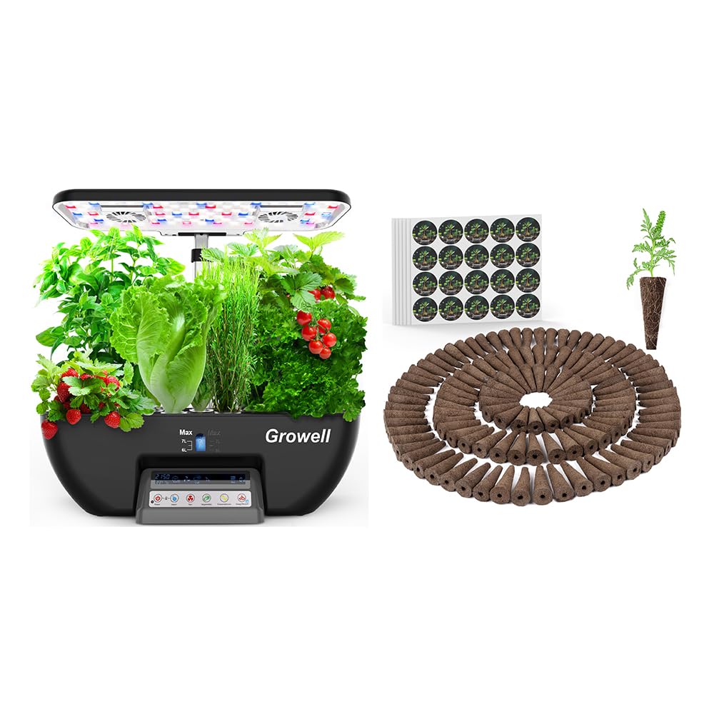 Amazon.com: Growell 17 Pods Hydroponics Growing System Kit & 240 Pcs Hydroponic  Pods Kit : Patio, Lawn & Garden
