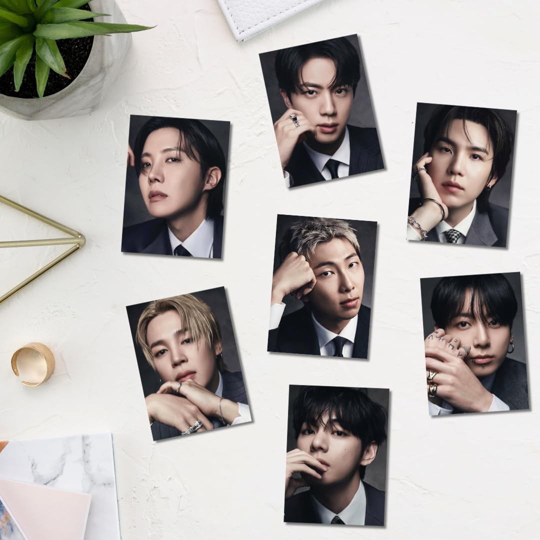 The k-Fandom Store K-Pop Round-Edge Photo Posters, 8.8 x 5.6 cm, Pack of 50, K-Pop Merch, Ideal for Army Fans, Collectors, and Birthdays (BTS_Arirang_Pcs)-image-7