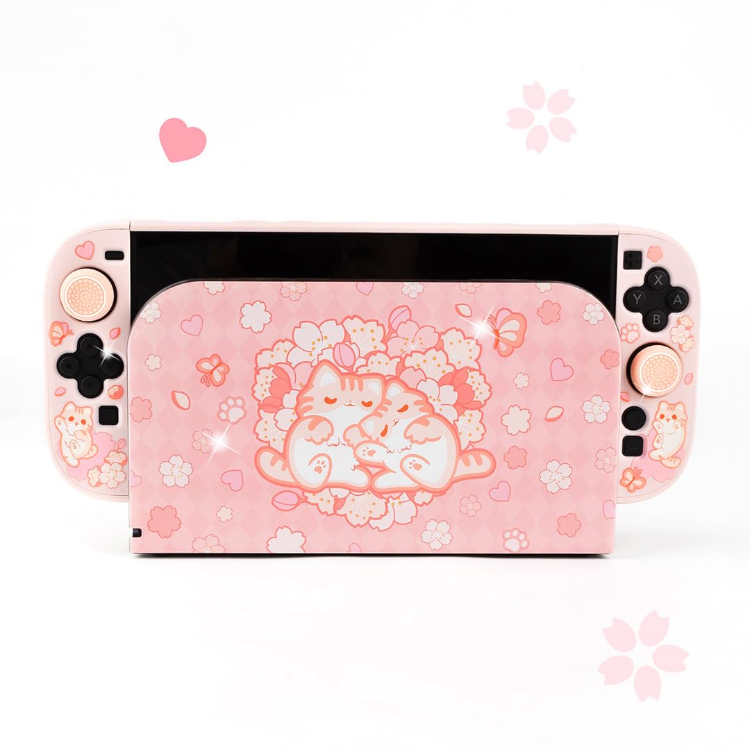 Amazon.com: BelugaDesign Sakura Cat Switch 2 Bundle | Kawaii Pink