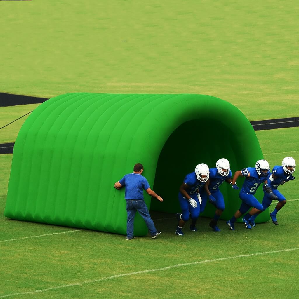 23x10x10FT Quick Setup Inflatable Tunnel Arch - for Sports Games, Trade Shows & Promotions (Blower Included)