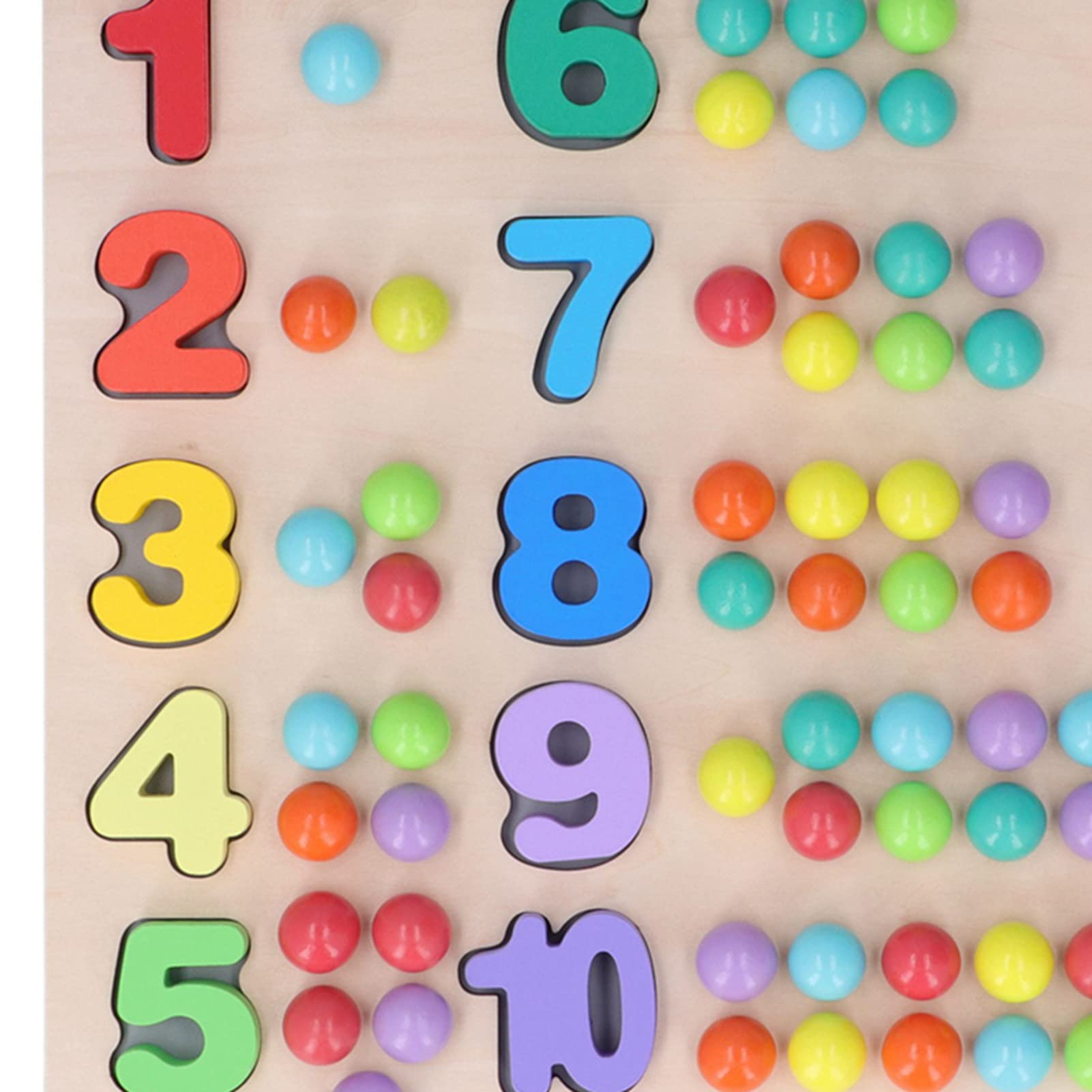 Pegboard in legno con perline, gioco matematico, sviluppo delle abilità matematiche, giocattolo educativo precoce