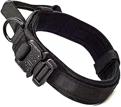 Coleira para Cachorro Grande e Forte MADOG Comander (XG, PRETO)