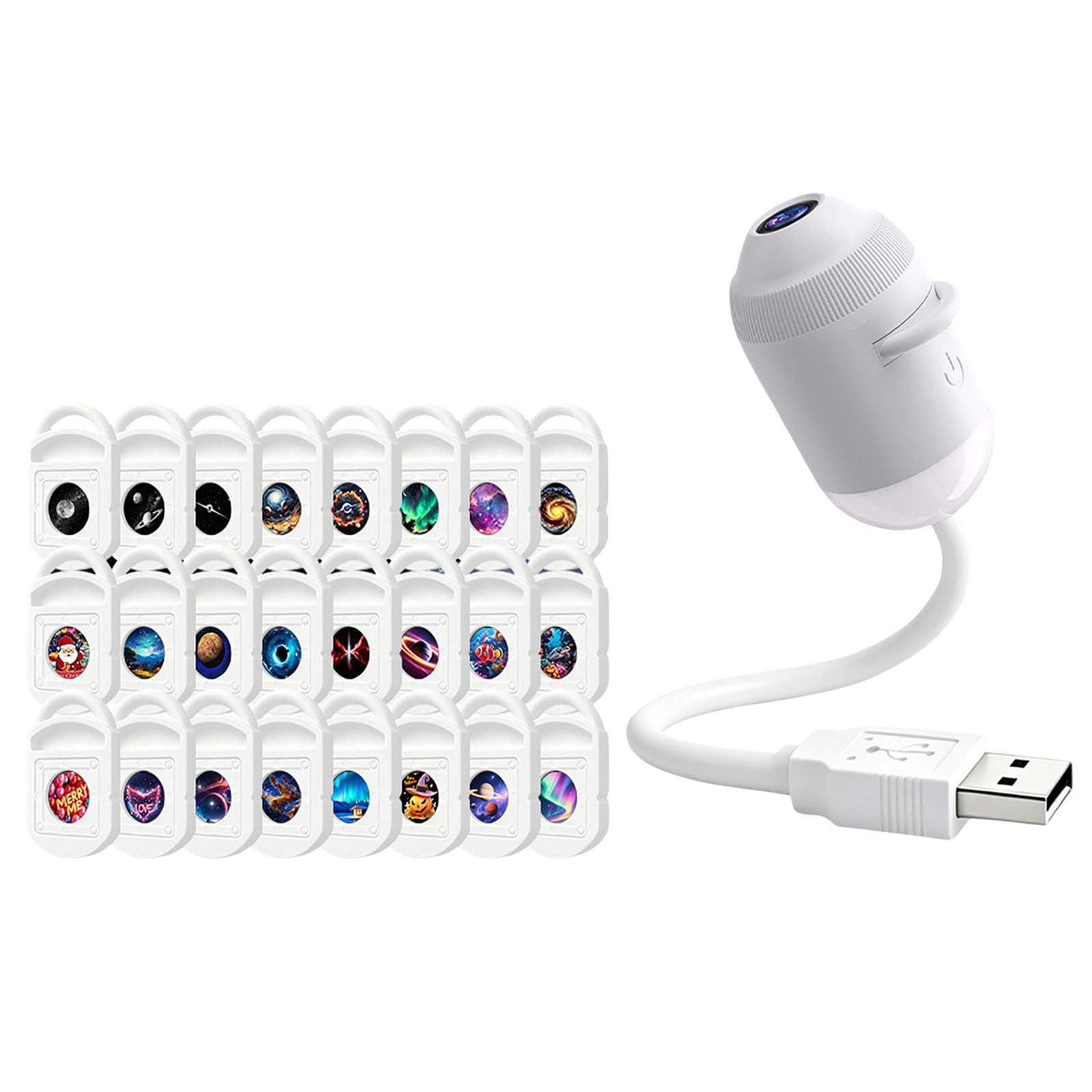 Galaxy Projector Night Light (Features 24 Movies)