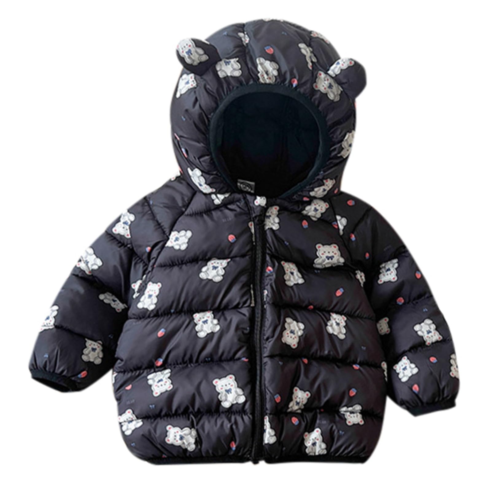 Doudoune Chauffante Générique Doudoune Fille Mi Longue, Hiver Veste Enfant Fille Manteau Enfant Résistant Froid